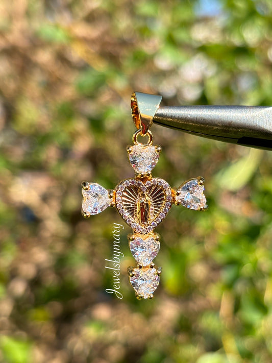 Heart virgen pendant