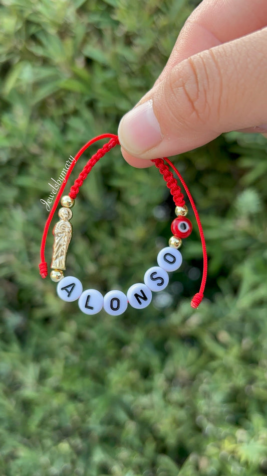 Custom name toddler bracelet
