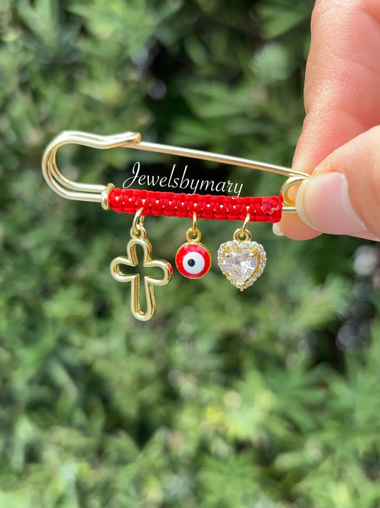 Red cross pin