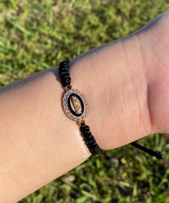 Virgen bracelet (black)