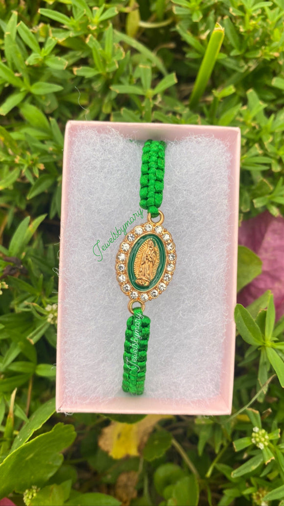 Green Virgen bracelet