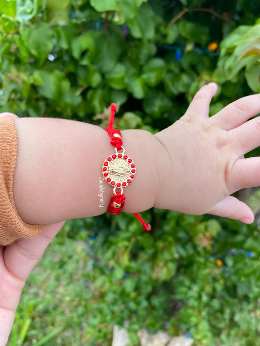 Virgen red baby bracelet