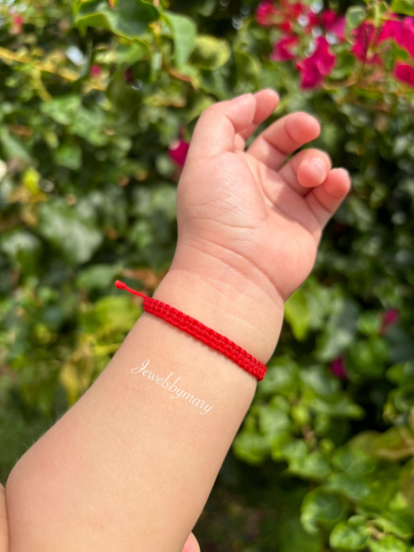 Red baby bracelet