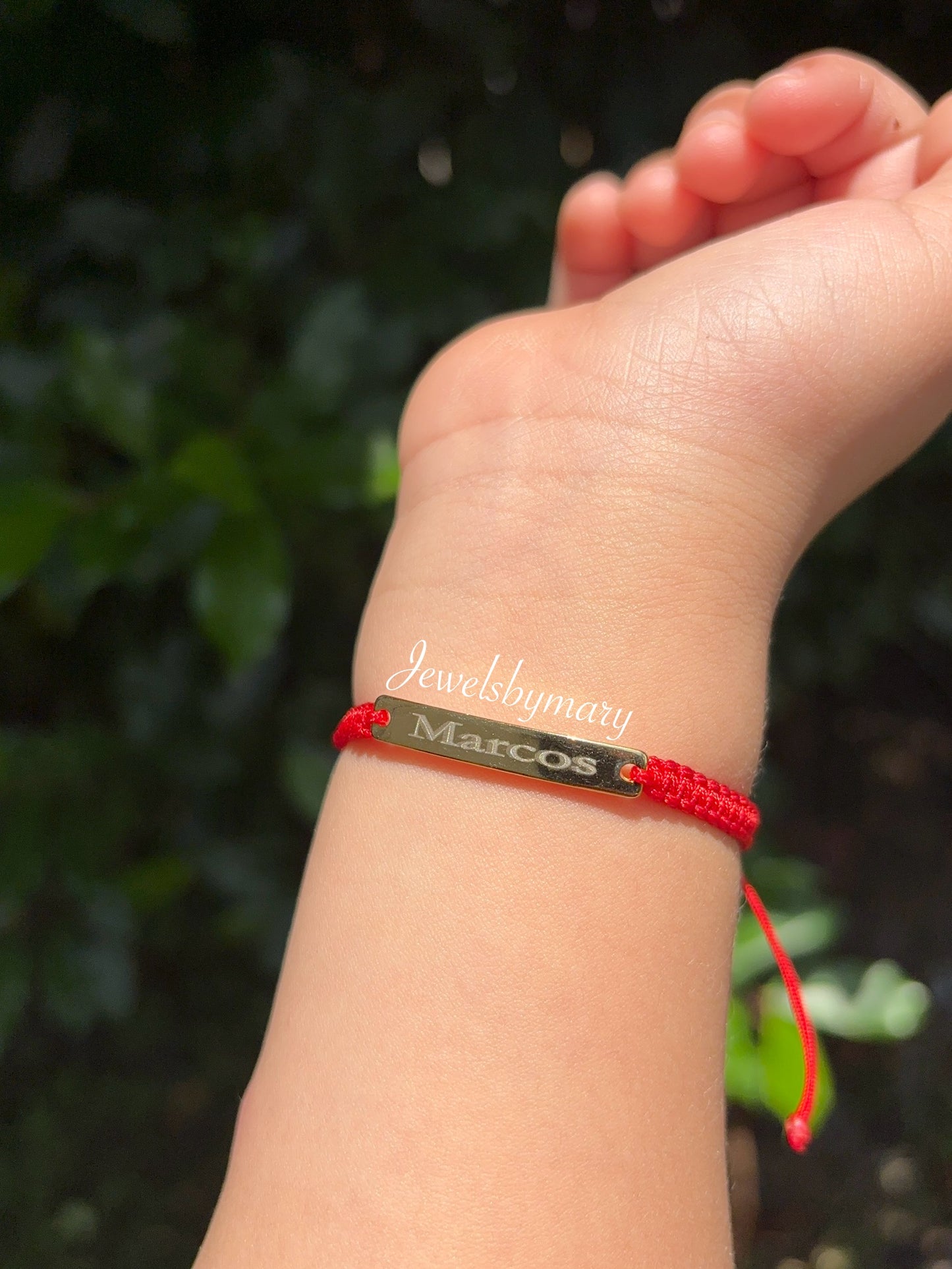 Personalized toddler bracelet