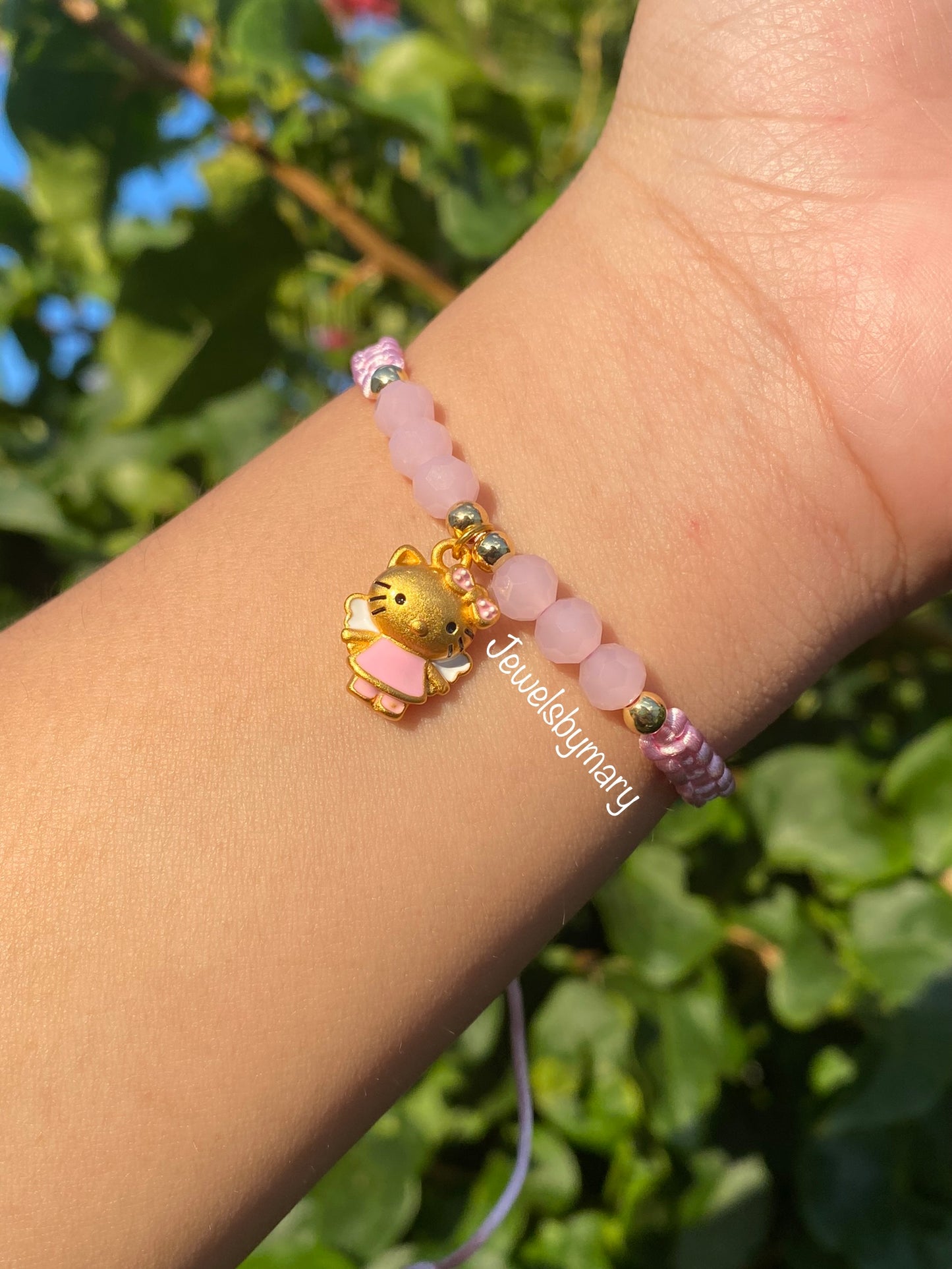 Angel hello kitty bracelet