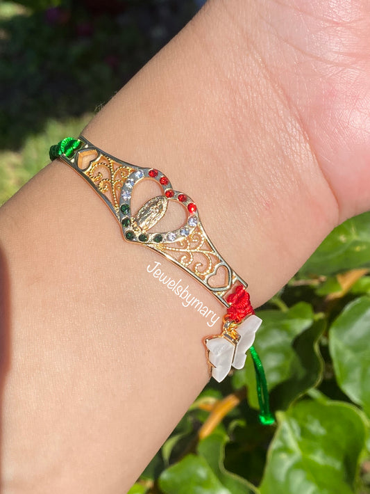 Tricolor Virgen bracelet