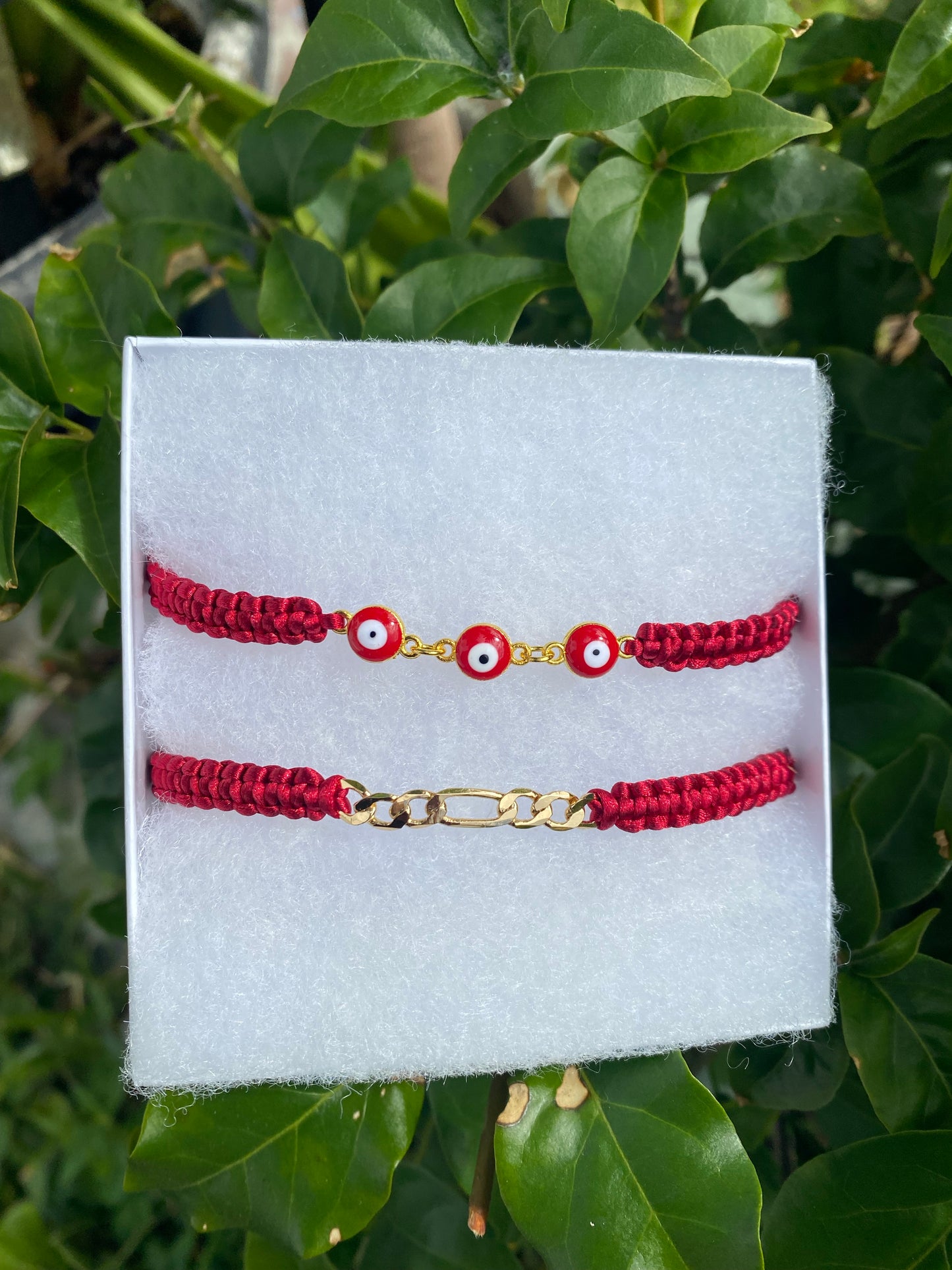 Red evil eye bracelet