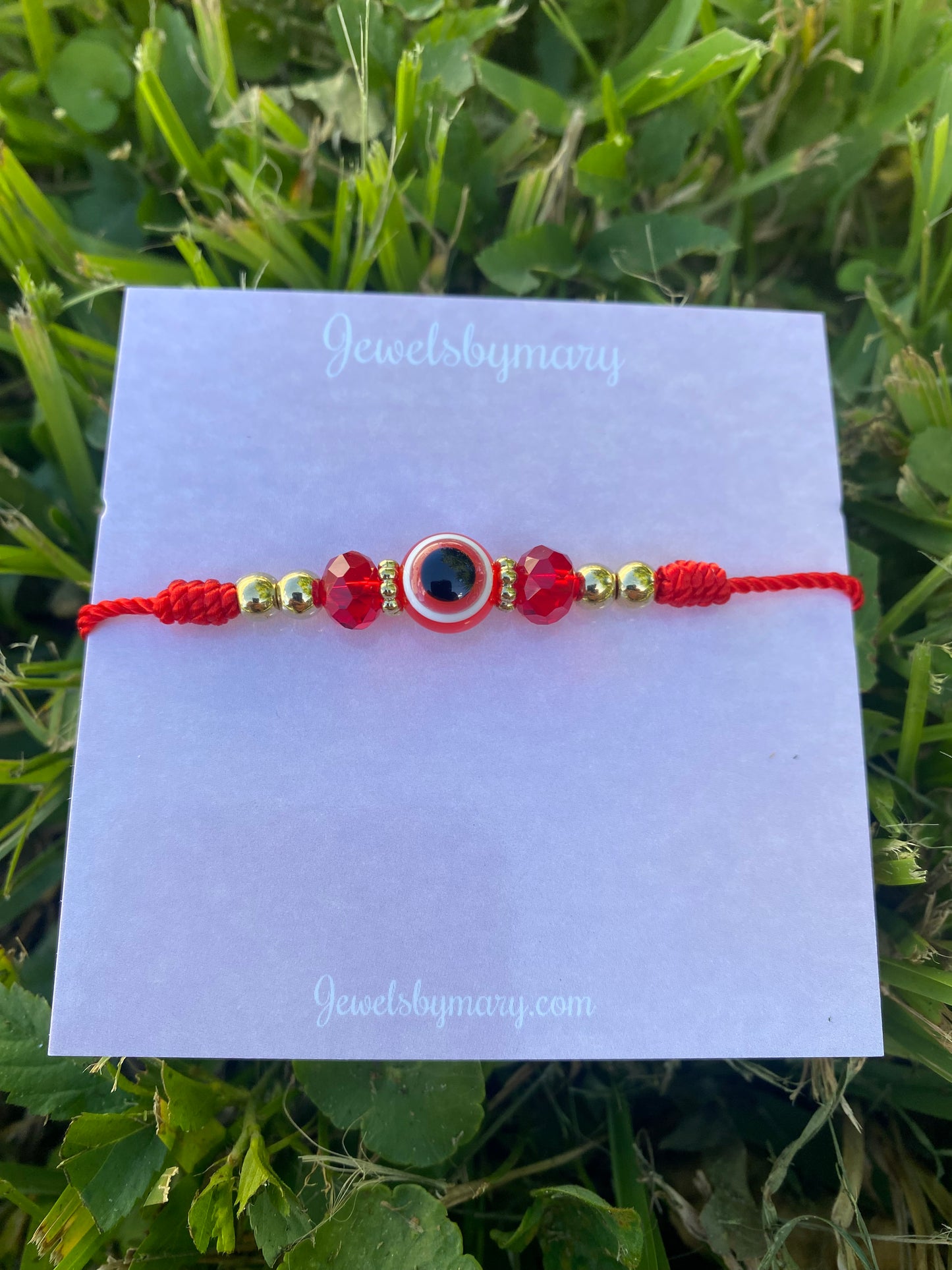 Red evil eye bracelet