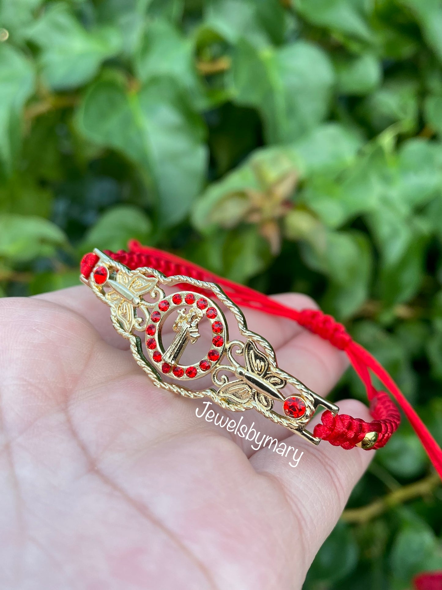 Red butterfly San Benito bracelet