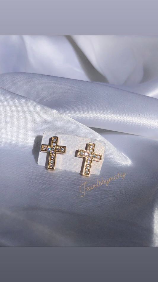 Cross earrings