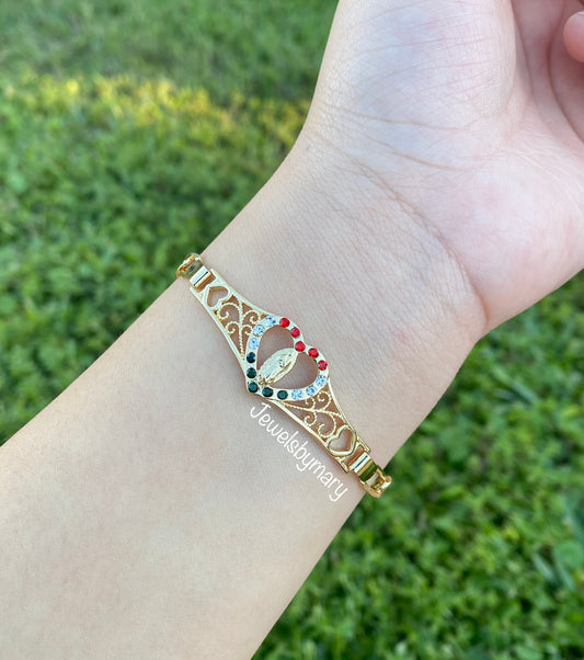 Tricolor Virgen bracelet